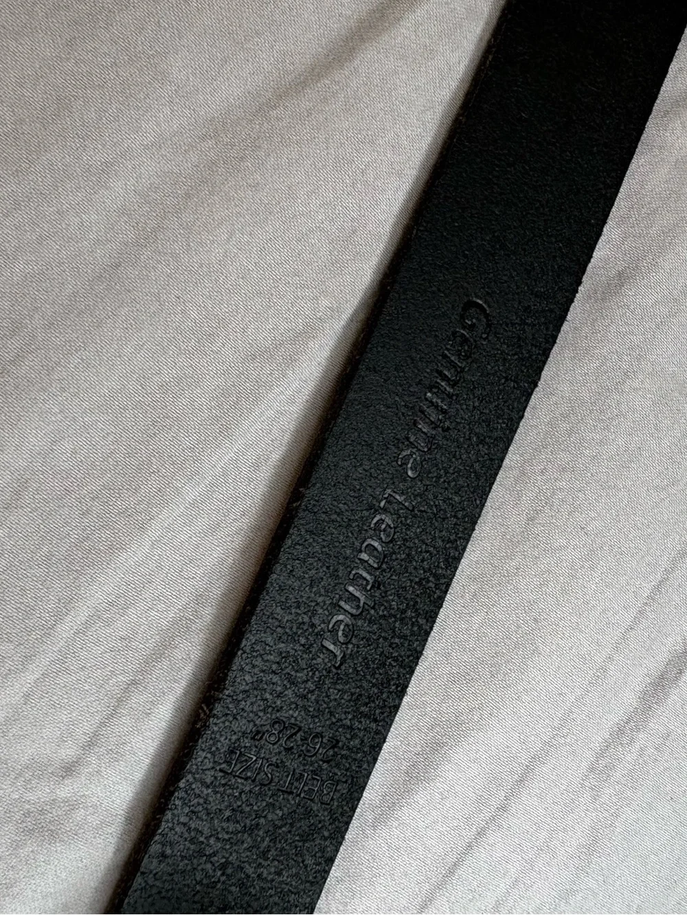 Timberland Boys Black Genuine Leather Belt Size M 26-28 NWT